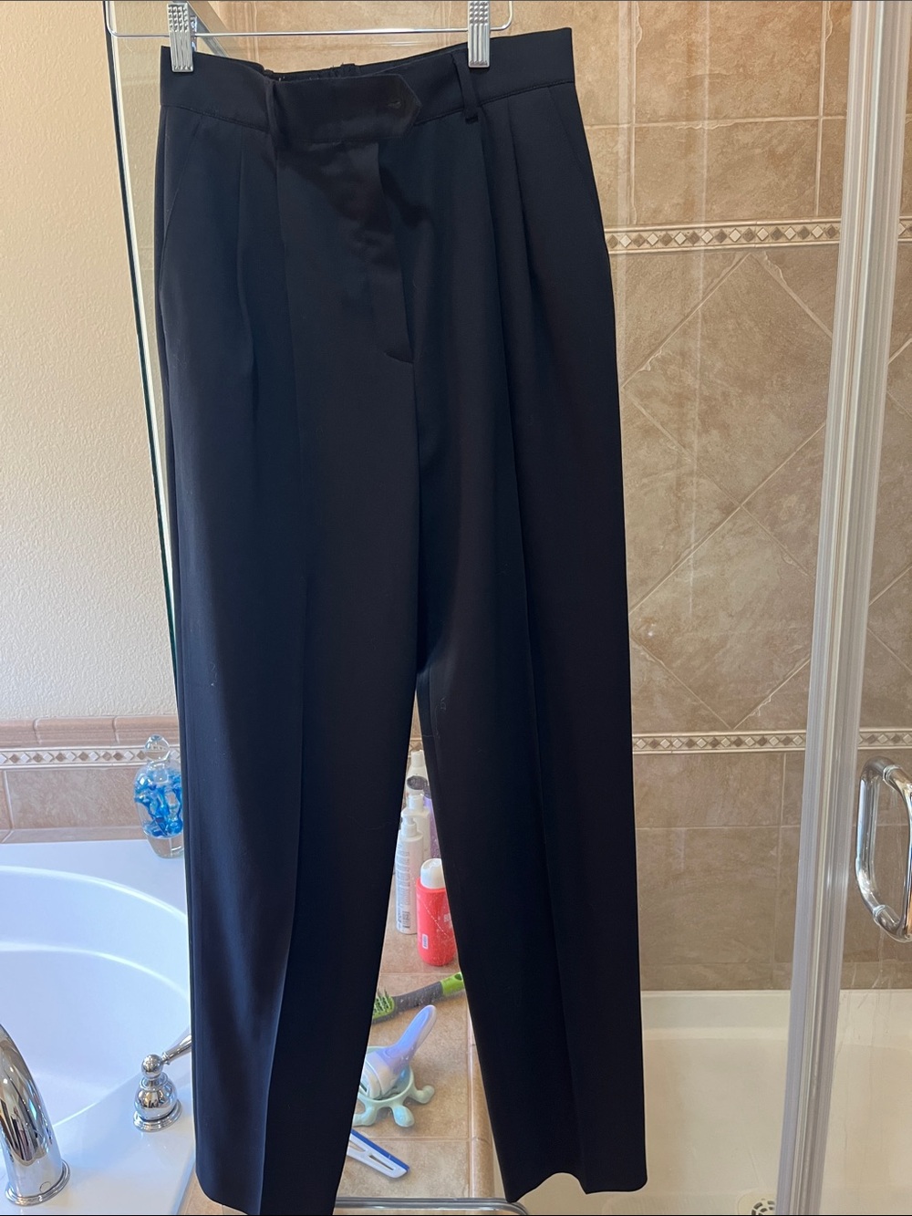 Escada Black Boot-Cut Dress Pants